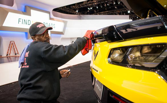 2015 Corvette Z06 at the Chevrolet exhibit