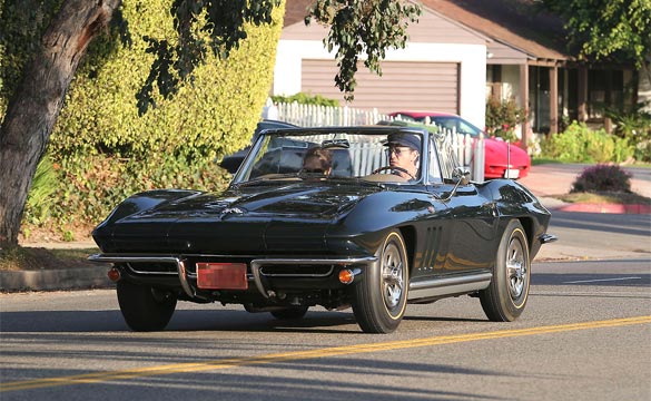 [PIC] Robert Downey Jr Takes his 1966 Corvette for a Sunday Afternoon Drive