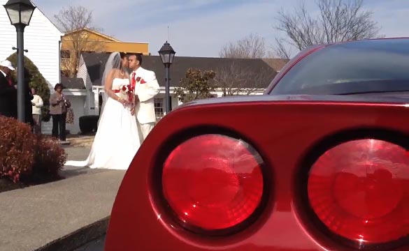 Tennessee Couple Say I Do at Corvette-themed Wedding