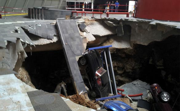 Corvette Museum Making the Best of the Sinkhole Situation