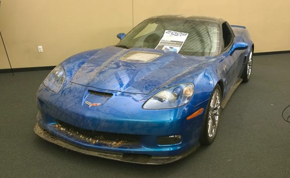 The First of Eight Corvettes is Rescued from the Corvette Museum's Sinkhole