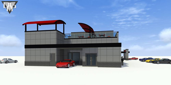 Corvette Museum's Motorsports Park Shows off Building Renders