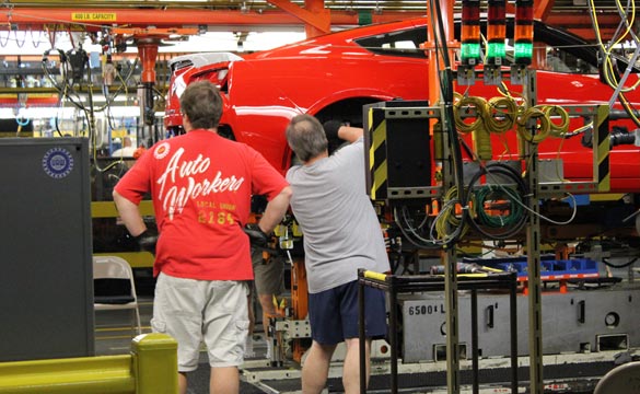 Corvette Plant's UAW to Vote Tuesday on Strike Over Management Issues