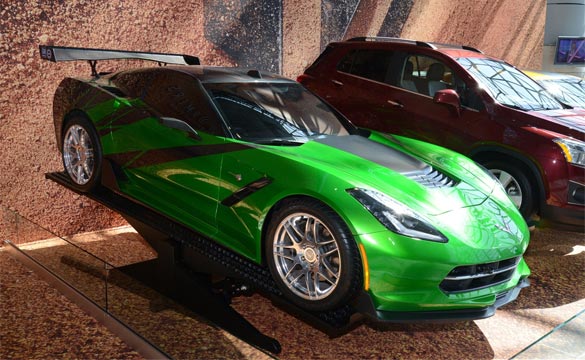 Chevrolet Displays Corvette Stingray, Camaro and Trax Movie Cars from Transformers: Age of Extinction at NYIAS