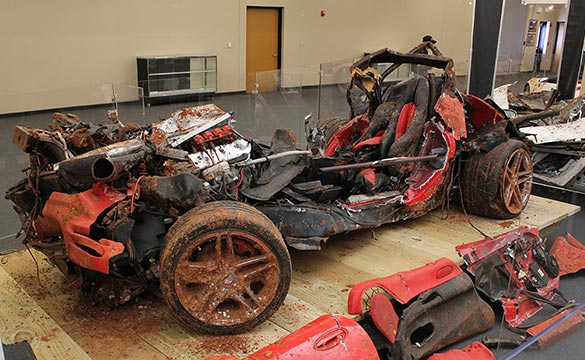 Corvette Museum May Leave Some of the Sinkhole Corvettes As Is