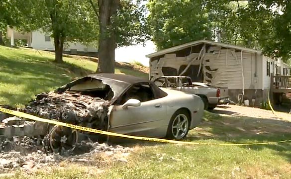 Arsonist Torches a C5 Corvette in Tennessee