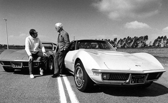 [PIC] Throwback Thursday: Zora with a couple of 1971 Corvettes