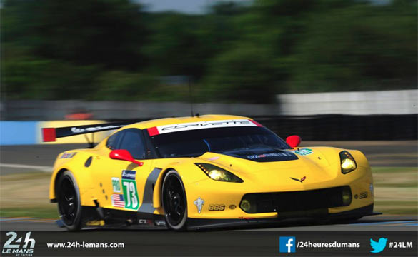 Corvette Racing at Le Mans: First Laps at Le Mans for Corvette C7.R