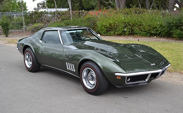 Fathom Green 1969 L88 Corvette