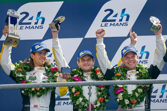 Garcia, Magnussen, Taylor lead Corvette Racing effort with GTE Pro podium