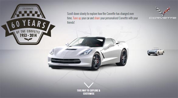 Interactive Timeline Features Seven Generations of Corvettes