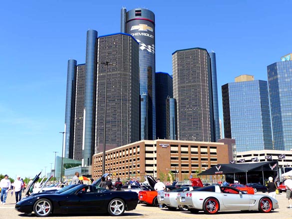 [PICS] Corvettes in the D Car Show at GM's Renaissance Center