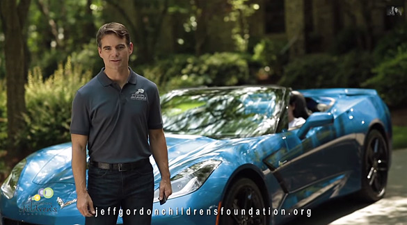 [VIDEO] Jeff Gordon Helps Children Fight Cancer by Raffling his Personal Corvette Stingray