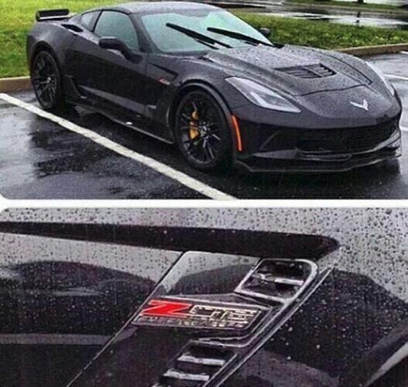 [PIC] A Black 2015 Corvette Z06 in the Wet!