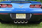 Corvette Vanity Plates from Bloomington Gold 2014
