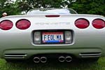 Corvette Vanity Plates from Bloomington Gold 2014