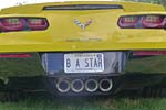 Corvette Vanity Plates from Bloomington Gold 2014