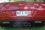 Corvette Vanity Plates from Bloomington Gold 2014