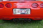 Corvette Vanity Plates from Bloomington Gold 2014