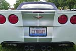 Corvette Vanity Plates from Bloomington Gold 2014