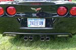 Corvette Vanity Plates from Bloomington Gold 2014