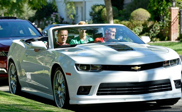 Manchester United FC Players Cruise Beverly Hills In Chevrolet Vehicles