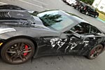 C7 Corvette Stingray Vandalized with Paint Stripper