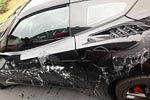 C7 Corvette Stingray Vandalized with Paint Stripper