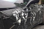 C7 Corvette Stingray Vandalized with Paint Stripper