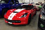 The 2014 Corvettes on Woodward Food Drive