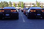 The 2014 Corvettes on Woodward Food Drive