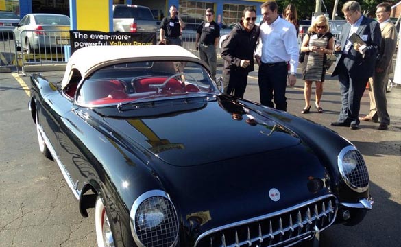 GM's Mark Reuss Shows Off His Restored 1954 Corvette Roadster