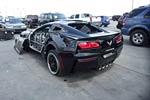 Black C7 Corvette on Forgelines Is Latest Crash Victim