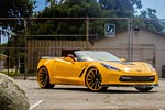 Forgiato Widebody Corvette Stingray Convertible in Yellow