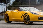 Forgiato Widebody Corvette Stingray Convertible in Yellow