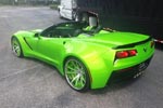 Not everyday you see a Widebody Corvette in Antifreeze Green