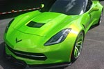 Not everyday you see a Widebody Corvette in Antifreeze Green