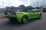 Not everyday you see a Widebody Corvette in Antifreeze Green