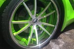Not everyday you see a Widebody Corvette in Antifreeze Green
