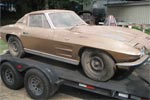 Barn Find 1963 Corvette Coupe Stored for 41 Years Sells on eBay