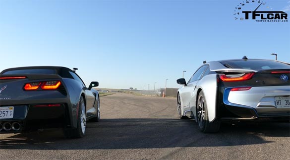 [VIDEO] 2015 Corvette Stingray vs BMW i8 Hybrid