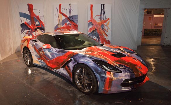 [PICS] Corvette Stingray Painted for Detroit Art Museum Fundraiser 