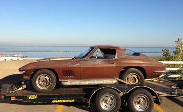 Corvettes on Craigslist: 1967 Corvette Sting Ray Barn Find