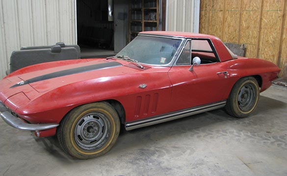 Corvettes on eBay: 1965 Corvette Sting Ray Barn Find