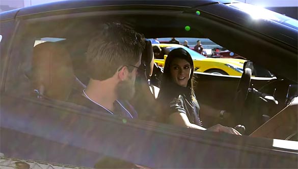 [VIDEO] Take a Ride with Danica Patrick in the Corvette Stingray at SEMA