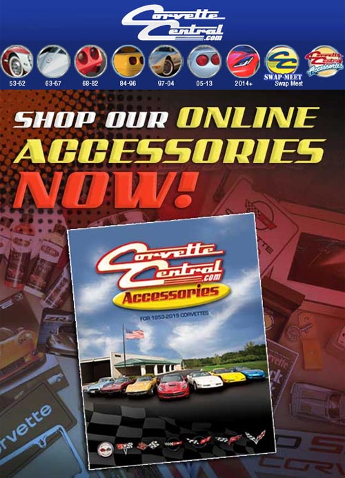 Shop Corvette Central's Accessories Catalog Today!
