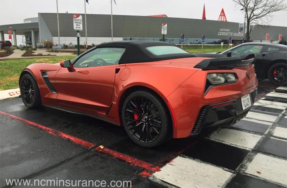 Behold the 2015 Corvette Z06 Convertible in Daytona Sunrise Metallic