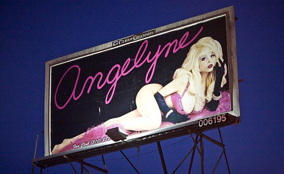 L.A.'s Angelyne the 'Billboard Queen' and Her Pink C7 Corvette Stingray
