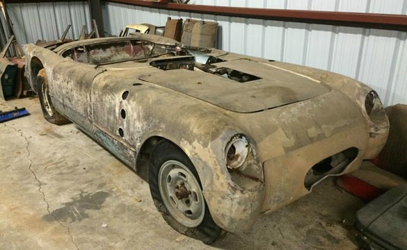 1954 Corvette Barn Find May Be a Bonneville Salt Flat Racer