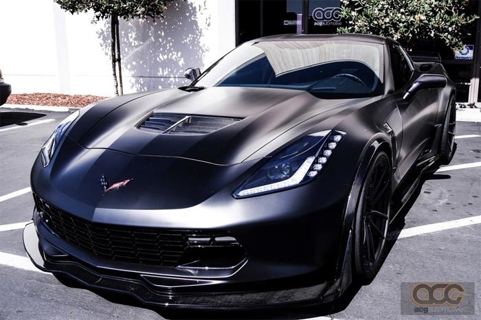 Corvette Z06 Gets a Satin and Carbon Fiber Overhaul from ACG Automotive